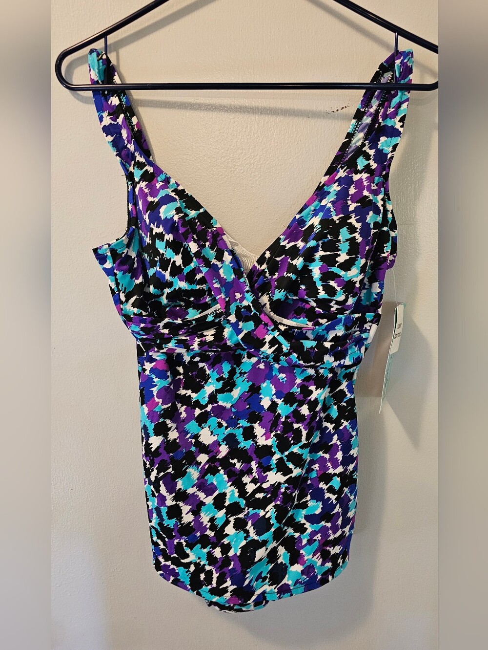 Penbrooke Tummy Control One Piece Swimsuit Women's‎ Size 12 NWT